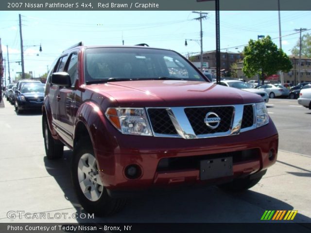 2007 Nissan Pathfinder S 4x4 in Red Brawn
