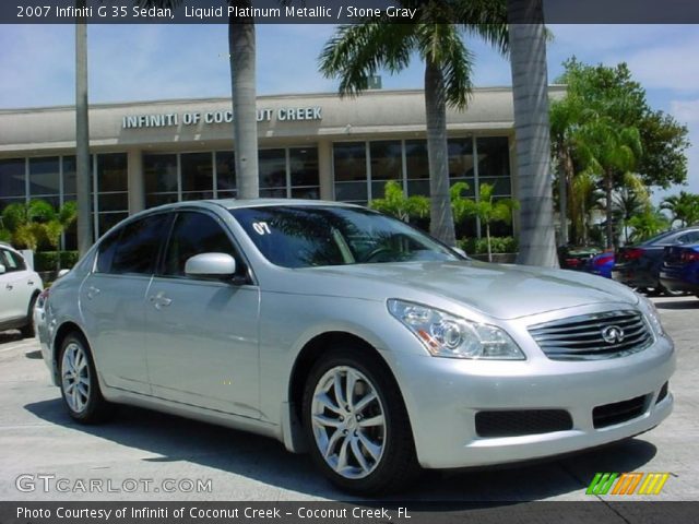 2007 Infiniti G 35 Sedan in Liquid Platinum Metallic
