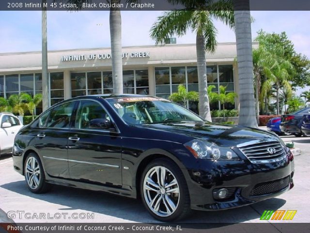 2008 Infiniti M 45 Sedan in Black Obsidian