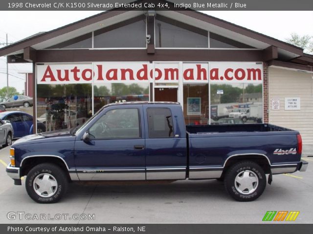 1998 Chevrolet C/K K1500 Silverado Extended Cab 4x4 in Indigo Blue Metallic
