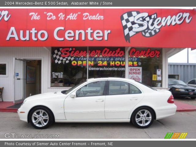 2004 Mercedes-Benz E 500 Sedan in Alabaster White