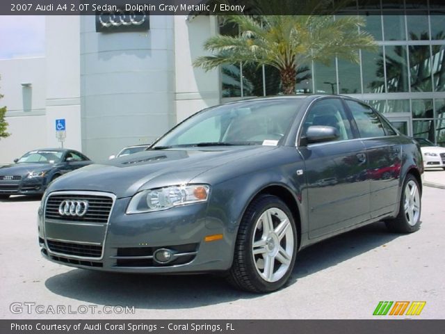 2007 Audi A4 2.0T Sedan in Dolphin Gray Metallic