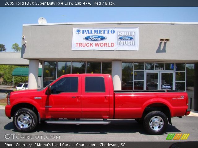 2005 Ford F350 Super Duty FX4 Crew Cab 4x4 in Red