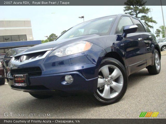 2007 Acura RDX  in Royal Blue Pearl