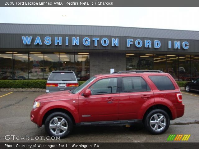 2008 Ford Escape Limited 4WD in Redfire Metallic