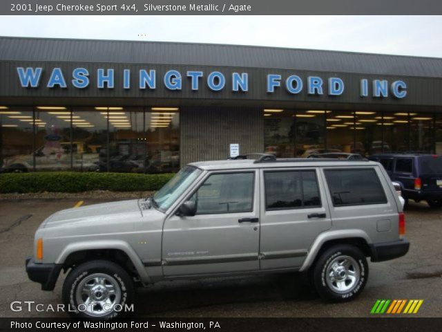 2001 Jeep Cherokee Sport 4x4 in Silverstone Metallic