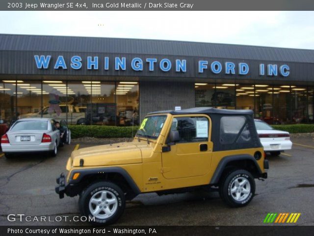 2003 Jeep Wrangler SE 4x4 in Inca Gold Metallic