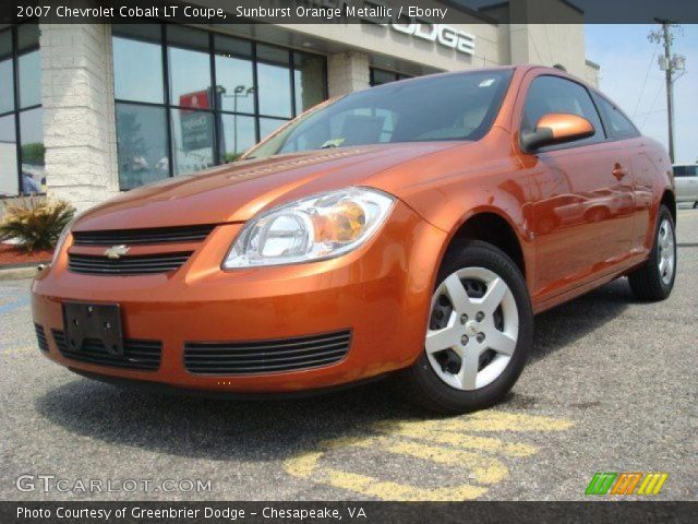 2007 Chevrolet Cobalt LT Coupe in Sunburst Orange Metallic