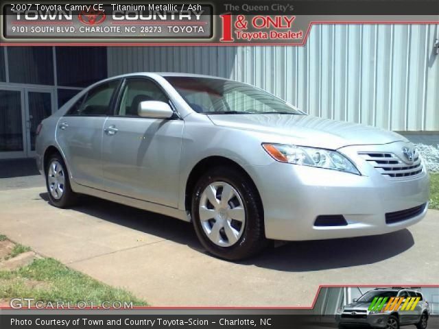 2007 Toyota Camry CE in Titanium Metallic