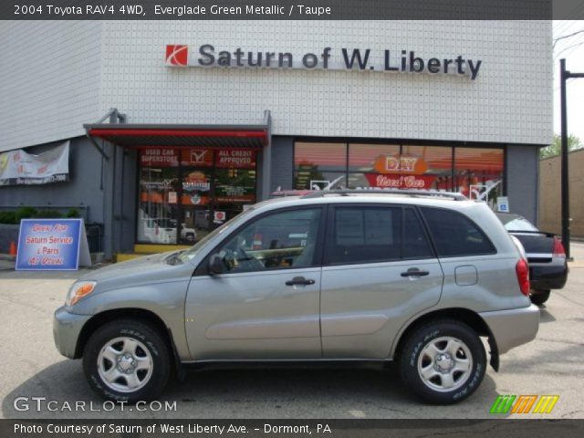 2004 Toyota RAV4 4WD in Everglade Green Metallic