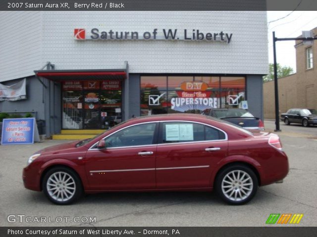 2007 Saturn Aura XR in Berry Red