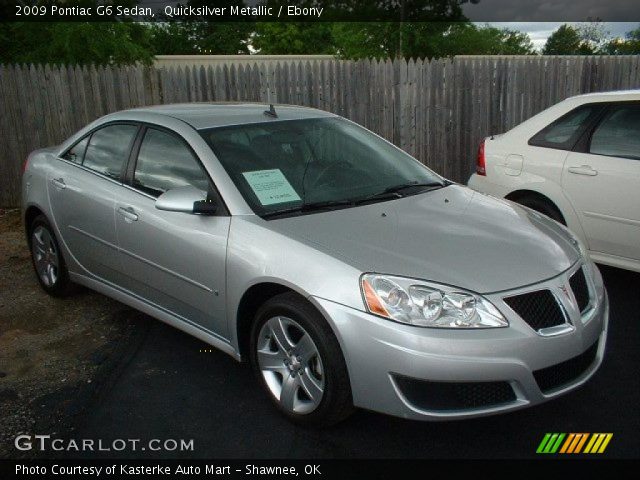 2009 Pontiac G6 Sedan in Quicksilver Metallic