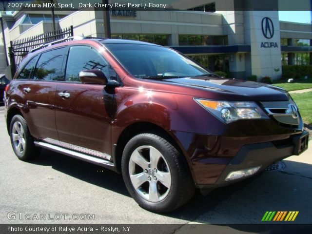 2007 Acura MDX Sport in Dark Cherry Red Pearl