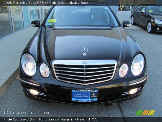 2008 Mercedes-Benz E 350 4Matic Sedan in Black