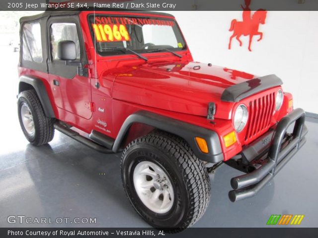 2005 Jeep Wrangler SE 4x4 in Flame Red