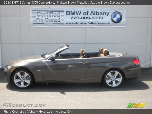 2010 BMW 3 Series 335i Convertible in Mojave Brown Metallic