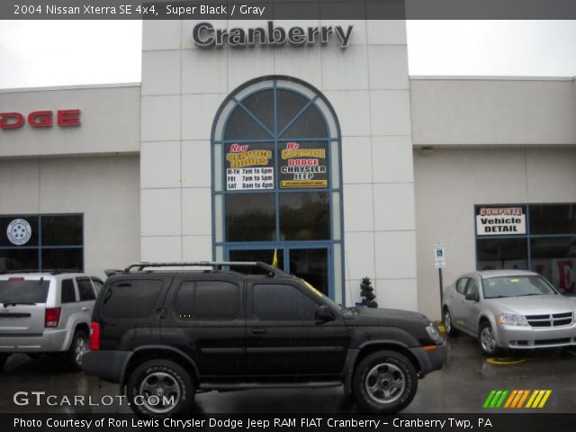 2004 Nissan Xterra SE 4x4 in Super Black