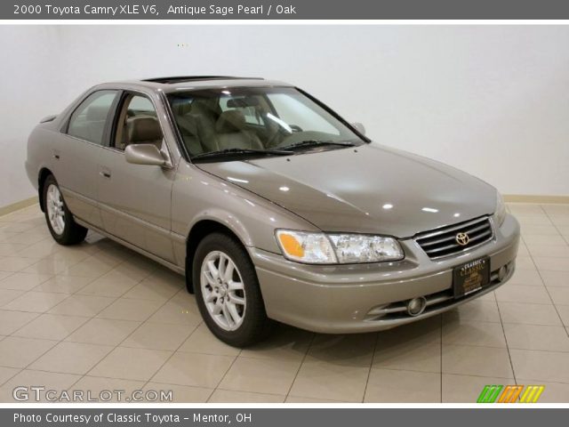 2000 Toyota Camry XLE V6 in Antique Sage Pearl