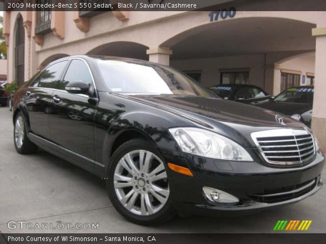 2009 Mercedes-Benz S 550 Sedan in Black