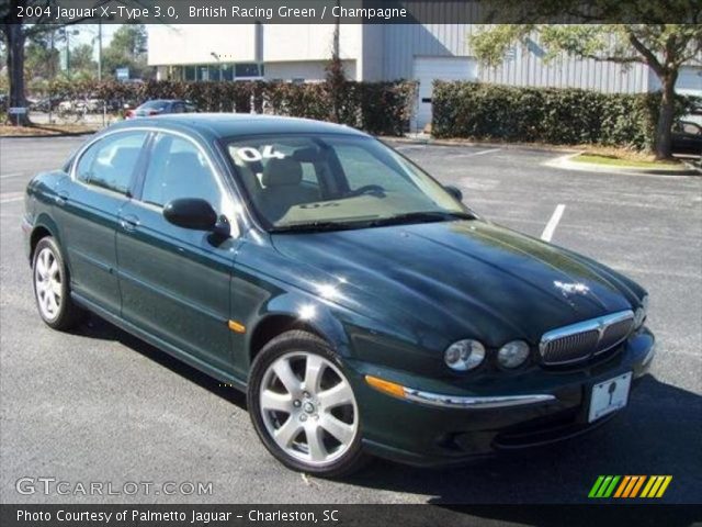 2004 Jaguar X-Type 3.0 in British Racing Green