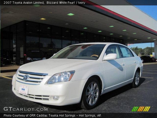 2007 Toyota Avalon Limited in Blizzard White Pearl