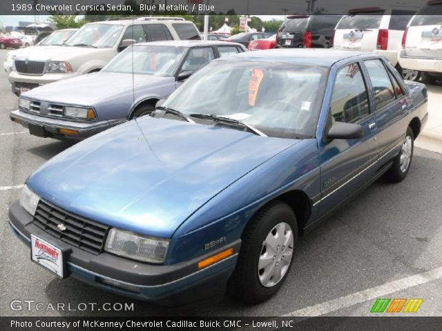 1989 Chevrolet Corsica Sedan in Blue Metallic