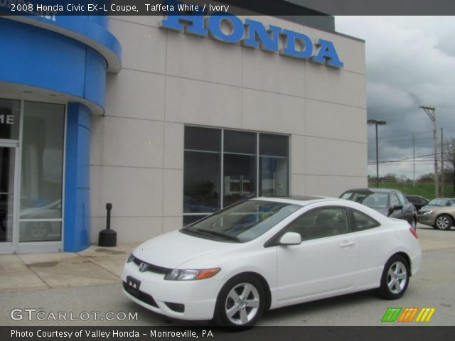 2008 Honda Civic EX-L Coupe in Taffeta White