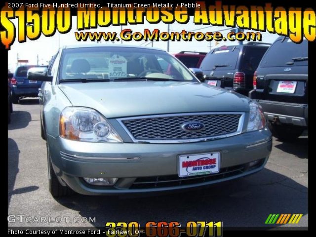 2007 Ford Five Hundred Limited in Titanium Green Metallic