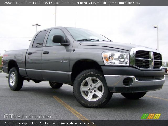 2008 Dodge Ram 1500 TRX4 Quad Cab 4x4 in Mineral Gray Metallic