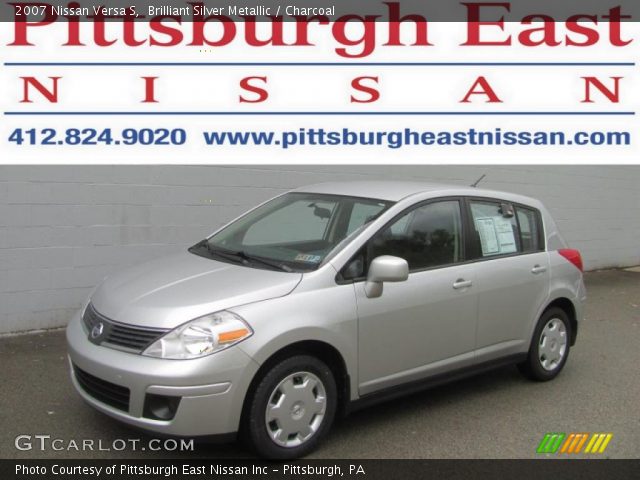 2007 Nissan Versa S in Brilliant Silver Metallic