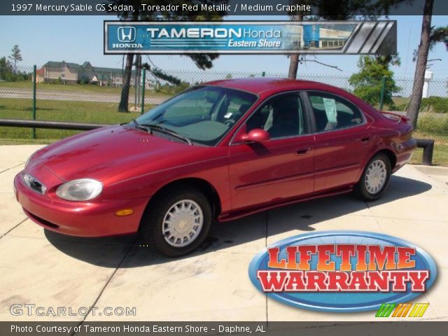 1997 Mercury Sable GS Sedan in Toreador Red Metallic