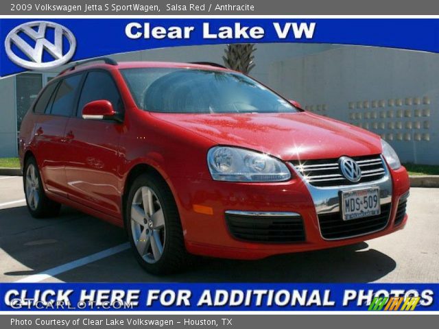 2009 Volkswagen Jetta S SportWagen in Salsa Red