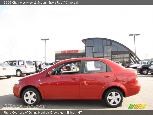 2006 Chevrolet Aveo LS Sedan in Sport Red
