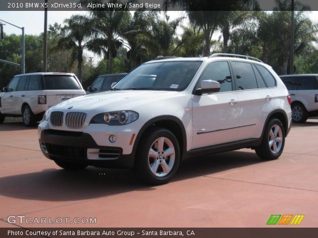2010 BMW X5 xDrive35d in Alpine White