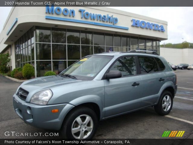 2007 Hyundai Tucson GLS in Alpine Frost Blue Metallic