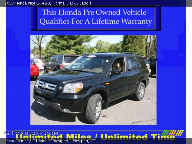 2007 Honda Pilot EX 4WD in Formal Black