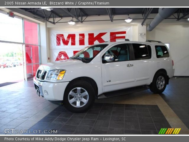 2005 Nissan Armada LE in Blizzard White