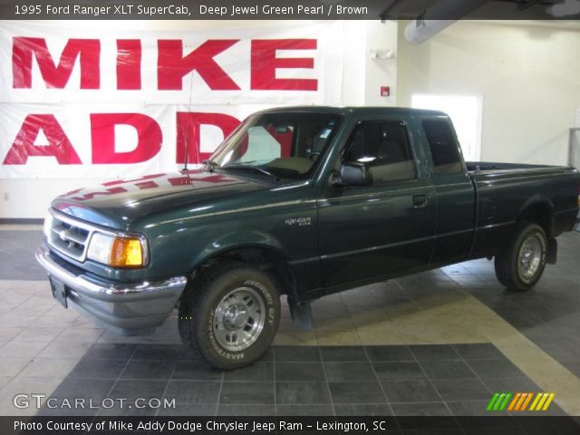 1995 Ford Ranger XLT SuperCab in Deep Jewel Green Pearl