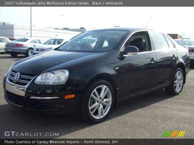 2007 Volkswagen Jetta Wolfsburg Edition Sedan in Black