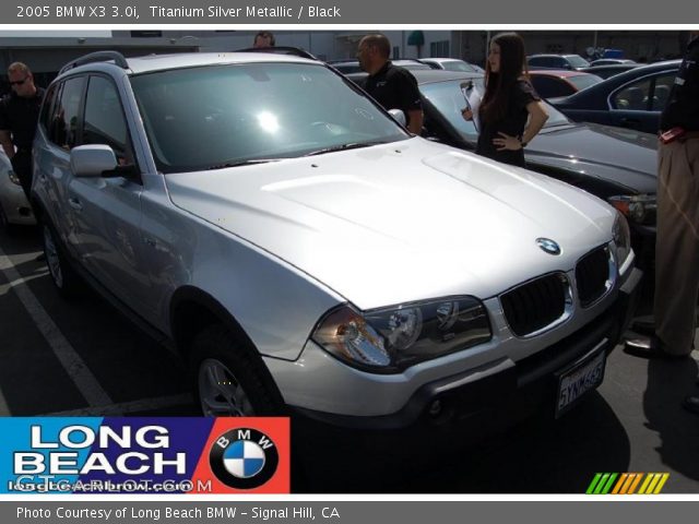 2005 BMW X3 3.0i in Titanium Silver Metallic