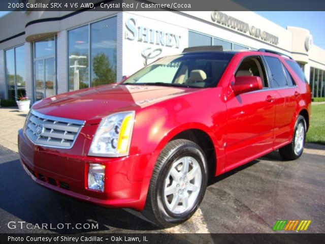 2008 Cadillac SRX 4 V6 AWD in Crystal Red