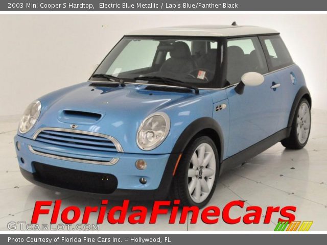 2003 Mini Cooper S Hardtop in Electric Blue Metallic