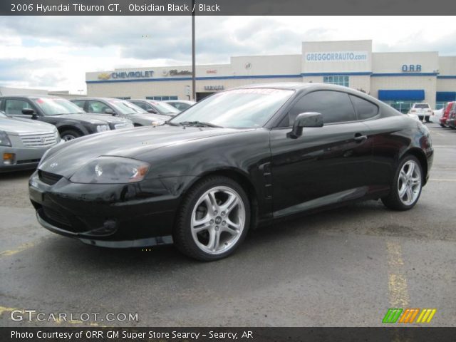 2006 Hyundai Tiburon GT in Obsidian Black