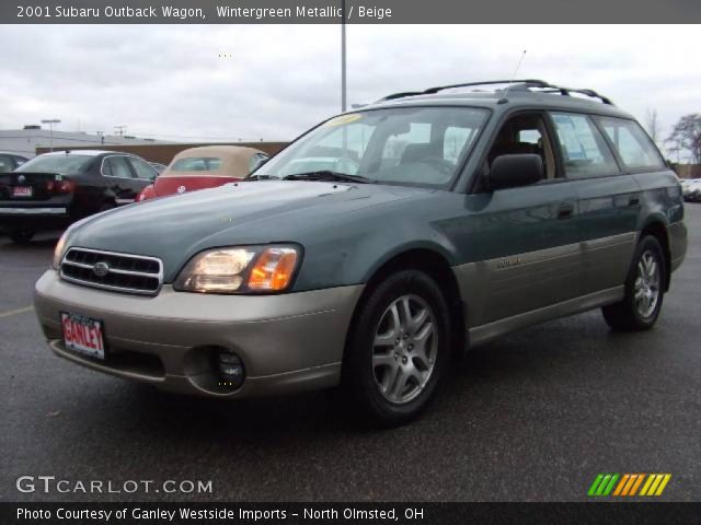2001 Subaru Outback Wagon in Wintergreen Metallic