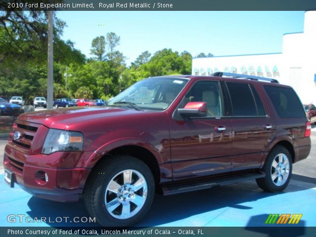 2010 Ford Expedition Limited in Royal Red Metallic