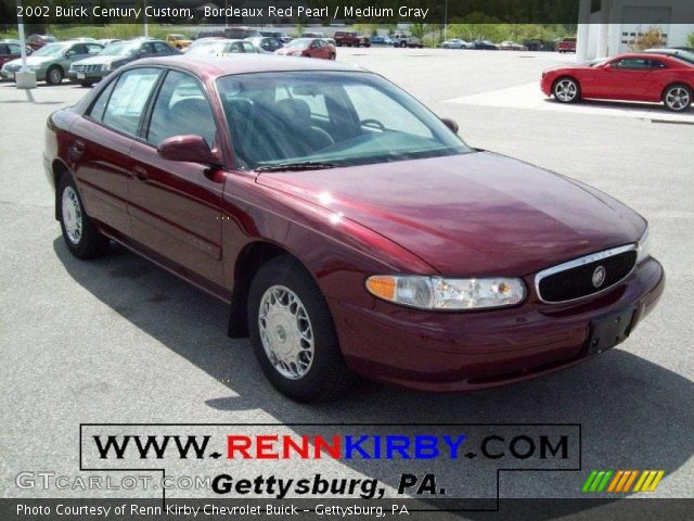 2002 Buick Century Custom in Bordeaux Red Pearl