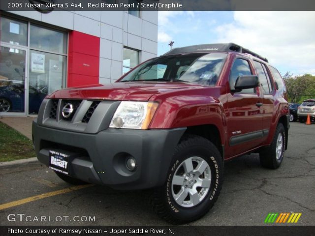 2005 Nissan Xterra S 4x4 in Red Brawn Pearl
