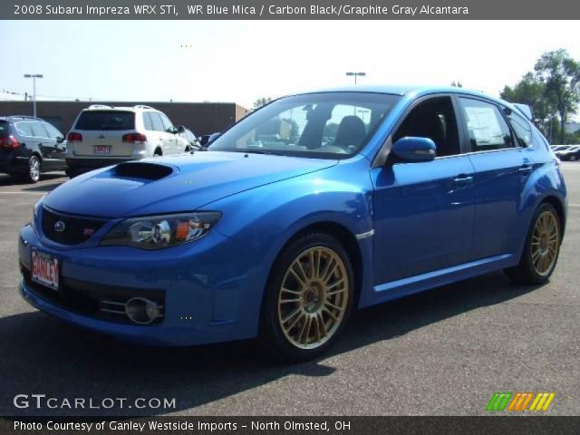 2008 Subaru Impreza WRX STi in WR Blue Mica