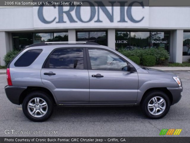 2006 Kia Sportage LX V6 in Steel Silver