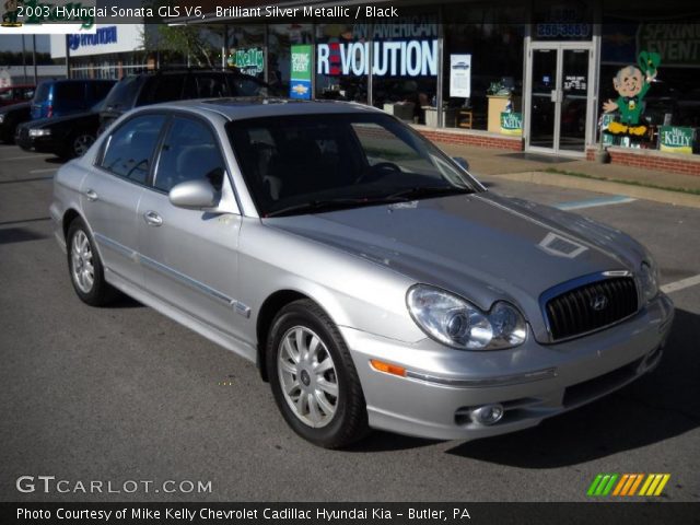 2003 Hyundai Sonata GLS V6 in Brilliant Silver Metallic